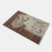 Ein Jäger und der Liebe seines Lebens, neue Zuhaus Fußmatte (Schrägansicht)