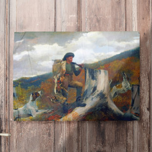 Ein Jäger und Hunde Winslow Homer Circa 1891 Poster