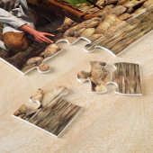 Ein Jäger und sein Pferd Puzzle (Seite)