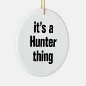 ein Jägerstück Keramikornament (Rechts)