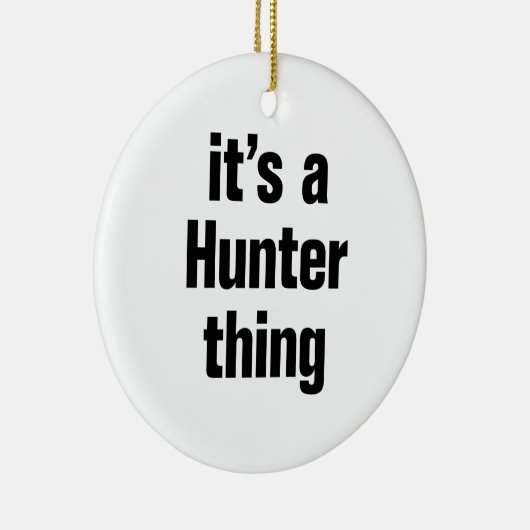 ein Jägerstück Keramikornament (Rechts)