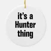 ein Jägerstück Keramikornament (Hinten)