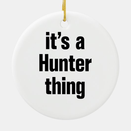 ein Jägerstück Keramikornament (Hinten)