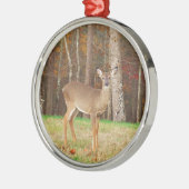 Ein Jägertraum Silbernes Ornament (Links)