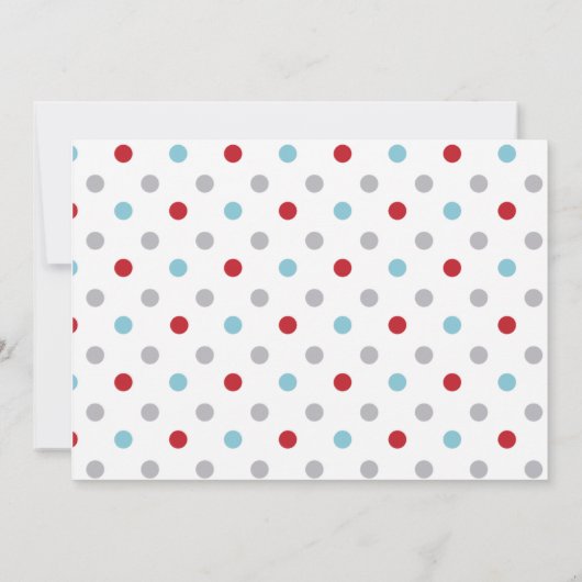 Ein Jahr alt Einladung (Rückseite)