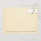 Ein Jahr alt Geburtstag Postkarte (Rückseite)