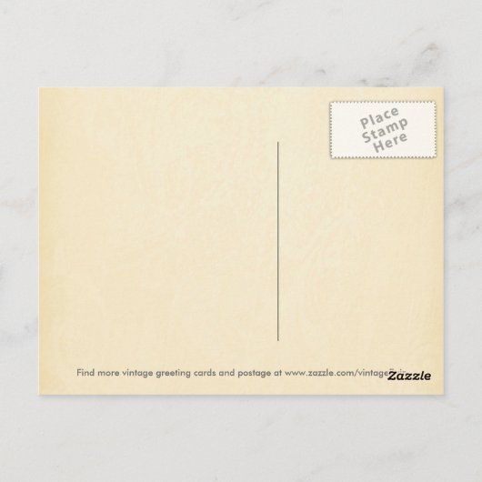 Ein Jahr alt Geburtstag Postkarte (Rückseite)