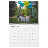 EIN JAHR ALT "IHR BABYNAMEN" 12 Monate Kalender (Feb 2027)
