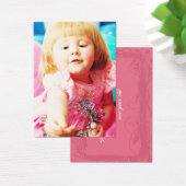 Ein Jahr alte Mädchen Geburtstagskarte (Schreibtisch)