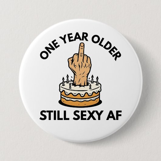 Ein Jahr älter Button (Vorderseite)