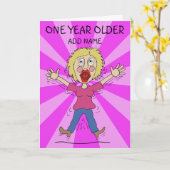 Ein Jahr älter Karte (Gelbe Blume)