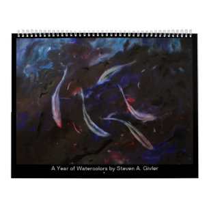 Ein Jahr Aquarellbilder von Steven A. Givler Kalender