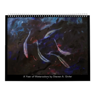 Ein Jahr Aquarellbilder von Steven A. Givler Kalender