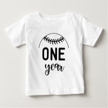Ein Jahr Baseball Baby Meilenstein -