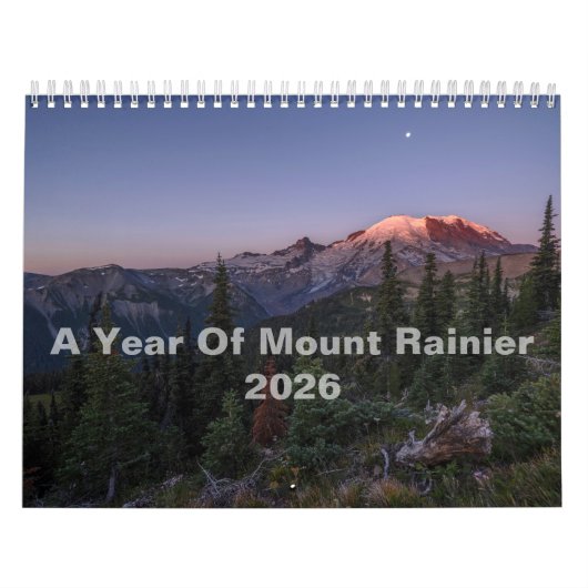 Ein Jahr Berg Rainier 2026 Mauerkalender Kalender (Titelbild)