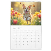 Ein Jahr der Adorable Hunde Kalender (Mär 2027)