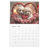 Ein Jahr der Adorable Hunde Kalender (Feb 2027)