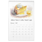 Ein Jahr der Bäckerinspirierungskalender Kalender (Feb 2027)