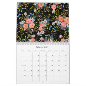 Ein Jahr der Blume Illustrierte Seiten Kalender (Mär 2027)