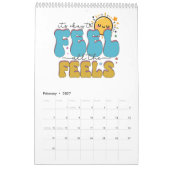 Ein Jahr der bunten Motivationen Kalender (Feb 2027)