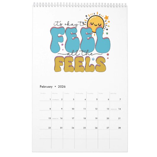 Ein Jahr der bunten Motivationen Kalender (Feb 2026)