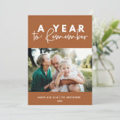 Ein Jahr der Erinnerung an das moderne Foto im neu (Stehend Vorderseite)