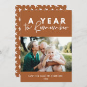 Ein Jahr der Erinnerung an das moderne Foto im neu (Vorne/Hinten)