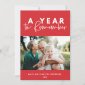 Ein Jahr der Erinnerung an das moderne Foto im neu (Vorderseite)