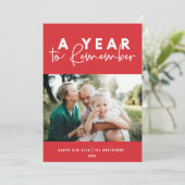 Ein Jahr der Erinnerung an das moderne Foto im neu (Stehend Vorderseite)