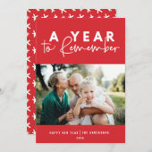 Ein Jahr der Erinnerung an das moderne Foto im neu (Vorne/Hinten)