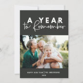 Ein Jahr der Erinnerung an das moderne Foto im neu (Vorderseite)