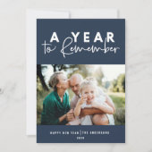 Ein Jahr der Erinnerung an das moderne Foto im neu (Vorderseite)