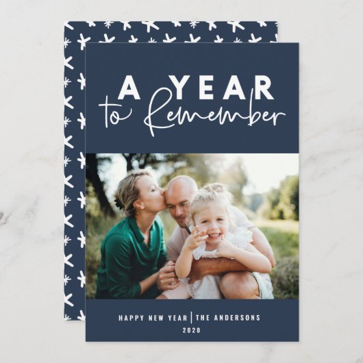 Ein Jahr der Erinnerung an das moderne Foto im neu (Vorne/Hinten)