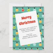 Ein Jahr der Erinnerung an das moderne Weihnachtsf (Rückseite)