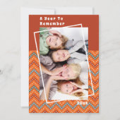 Ein Jahr der Erinnerung an das Zickzack Weihnachts (Vorderseite)