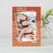 Ein Jahr der Erinnerung an das Zickzack Weihnachts (Stehend Vorderseite)