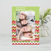 Ein Jahr der Erinnerung an das Zickzack Weihnachts (Stehend Vorderseite)