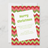 Ein Jahr der Erinnerung an das Zickzack Weihnachts (Rückseite)