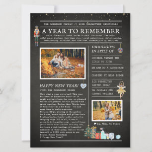 Ein Jahr der Erinnerung Weihnachts-Flyer