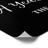 Ein Jahr der Erinnerungen Monatliche FotoCollage Poster (Ecke)