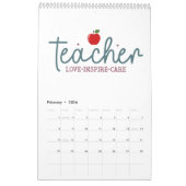 Ein Jahr der Inspiration für das Lehrerleben Kalender (Feb 2026)