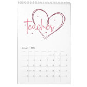 Ein Jahr der Inspiration für das Lehrerleben Kalender (Jan 2026)