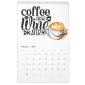 Ein Jahr der Kaffeeinflüsse Kalender (Feb 2027)