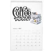 Ein Jahr der Kaffeeinflüsse Kalender (Jan 2027)