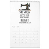 Ein Jahr der Nähinspirationen Kalender (Mär 2027)