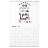 Ein Jahr der Nähinspirationen Kalender (Feb 2027)