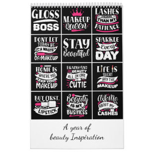 Ein Jahr der Schönheitsinspirierung Kalender