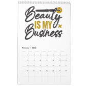 Ein Jahr der Schönheitsmotivation Kalender (Feb 2026)