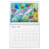 Ein Jahr der Wildnis - Illustrierter Mauerkalender Kalender (Feb 2026)