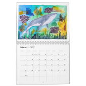 Ein Jahr der Wildnis - Illustrierter Mauerkalender Kalender (Feb 2027)